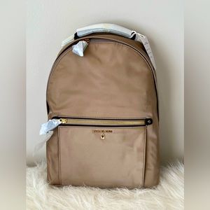 Michael Kors Kelsey Backpack Truffle NWT